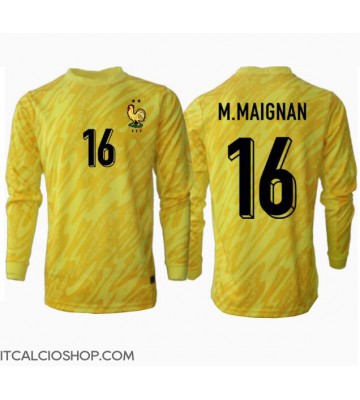 Francia Mike Maignan #16 Portiere Prima Maglia Europei 2024 Manica Lunga